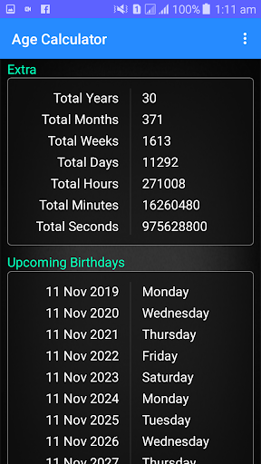 Age Calculator & Horoscope App - Image screenshot of android app