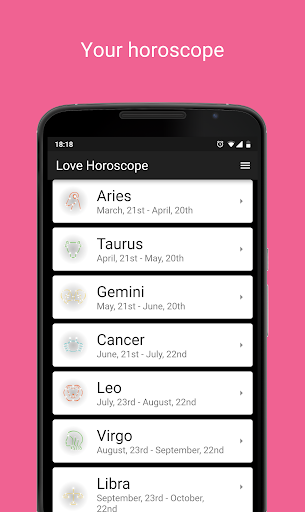 Love Horoscope - Image screenshot of android app