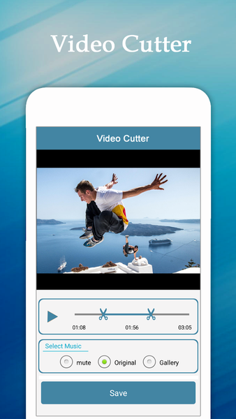 Trim Video, Add Audio To Video - عکس برنامه موبایلی اندروید