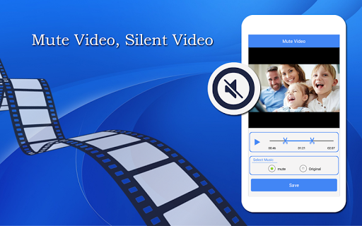 Mute Video, Silent Video - عکس برنامه موبایلی اندروید