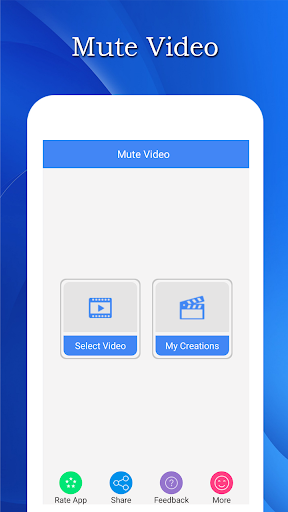 Mute Video, Silent Video - عکس برنامه موبایلی اندروید