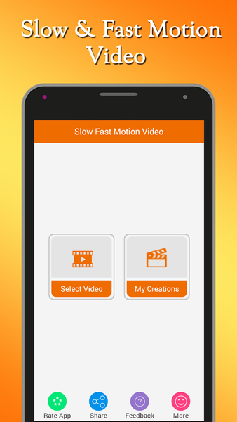 Fast & Slow Motion Video - عکس برنامه موبایلی اندروید