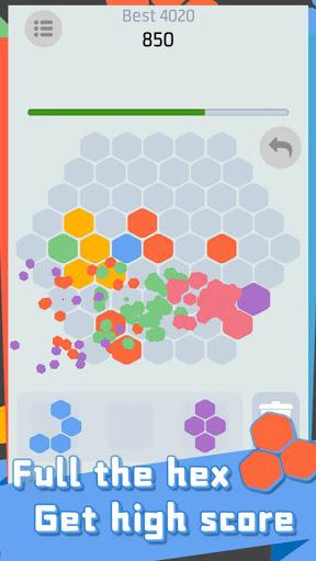Hex Puzzle - Super fun - Gameplay image of android game
