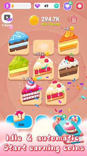 Merge Cake Mania - Gameplay image of android game