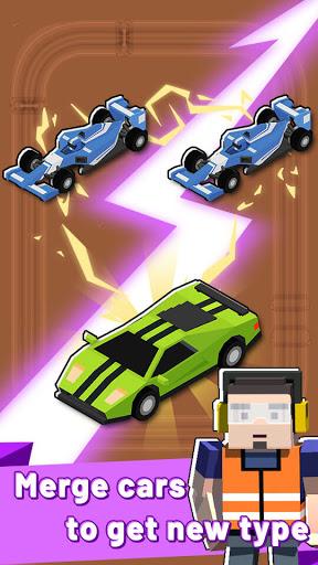 Merge Car Racer - Gameplay image of android game