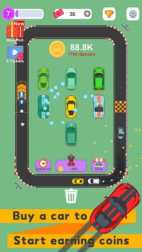 Merge Rally Car - Gameplay image of android game