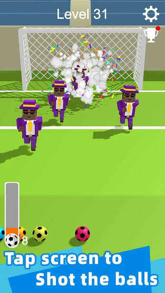 Straight Strike - Gameplay image of android game