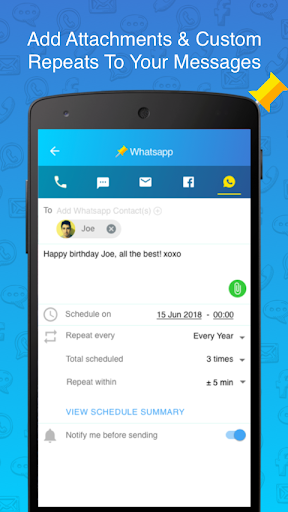 SKEDit: AI WhatsApp Automation - Image screenshot of android app