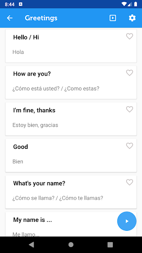 Learn Spanish (Latin American) - Image screenshot of android app