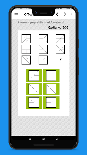 IQ Test - Intelligence Test - عکس برنامه موبایلی اندروید