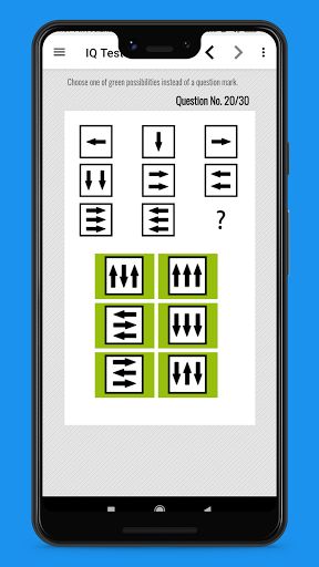 IQ Test - Intelligence Test - عکس برنامه موبایلی اندروید