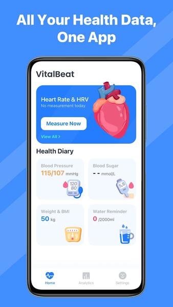 VitalBeat - health tracker - عکس برنامه موبایلی اندروید