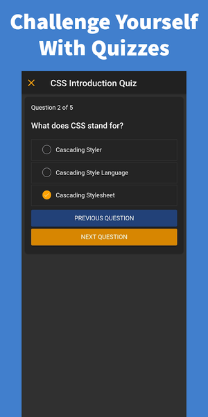 Learn CSS - Image screenshot of android app