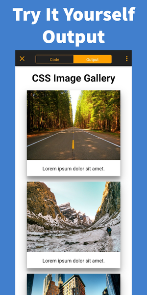 Learn CSS - Image screenshot of android app