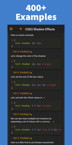 Learn CSS - Image screenshot of android app