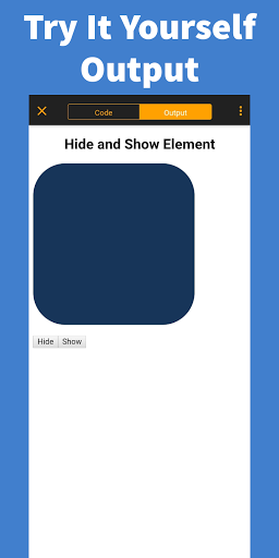 Learn JavaScript - Image screenshot of android app