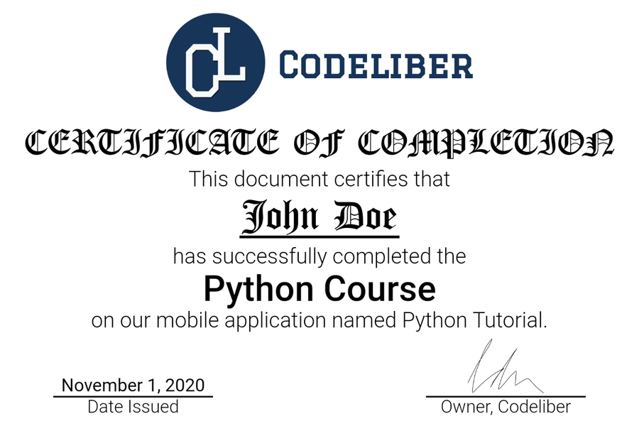 Learn Python - عکس برنامه موبایلی اندروید