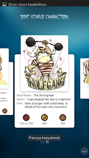 Characters in Don't Starve - Image screenshot of android app