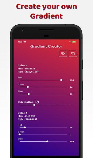 Gradient Creator - عکس برنامه موبایلی اندروید