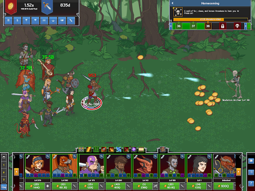 Idle Champions - Gameplay image of android game