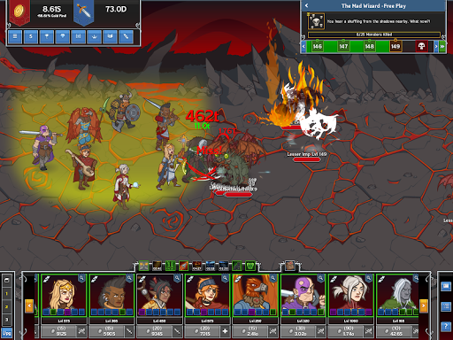 Idle Champions - Gameplay image of android game