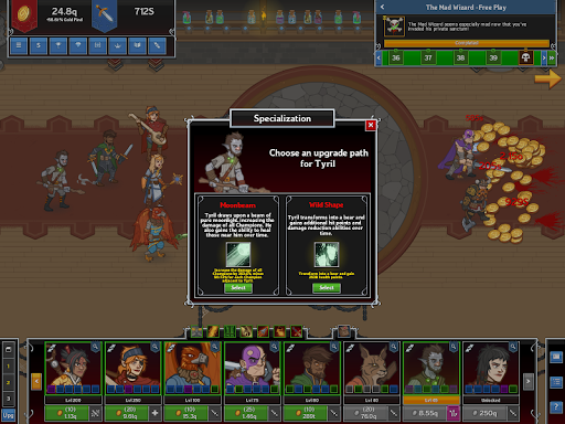Idle Champions - Gameplay image of android game