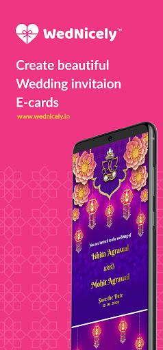 Shaadi & Engagement Card Maker - Image screenshot of android app