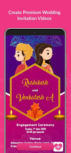 Shaadi & Engagement Card Maker - Image screenshot of android app