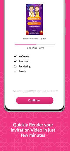 Shaadi & Engagement Card Maker - Image screenshot of android app