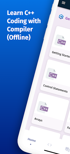 Learn C++ Coding Offline 2022 - عکس برنامه موبایلی اندروید