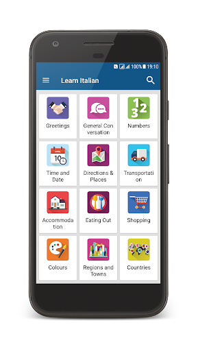 Learn Italian - عکس برنامه موبایلی اندروید