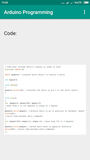 Arduino Programming Tutorial - عکس برنامه موبایلی اندروید