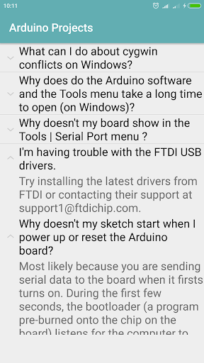 Arduino Projects - عکس برنامه موبایلی اندروید