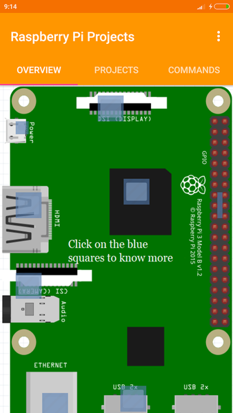 Raspberry Pi Projects - عکس برنامه موبایلی اندروید