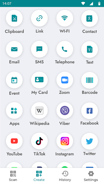 QR Scanner - QR Code Generator - عکس برنامه موبایلی اندروید