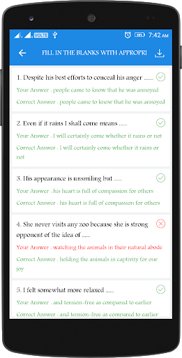 English Grammar Practice - عکس برنامه موبایلی اندروید