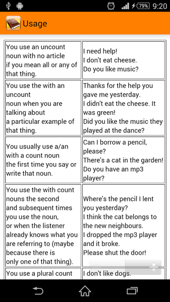 Learn English Grammar - Image screenshot of android app