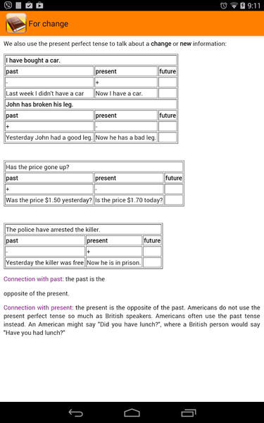Learn English Grammar - عکس برنامه موبایلی اندروید