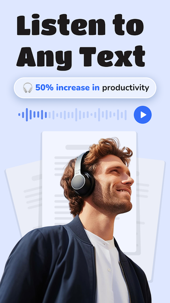 Listen AI: Text to Speech - Image screenshot of android app