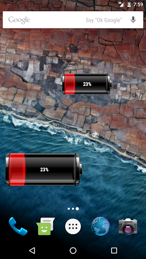 Battery Widget - عکس برنامه موبایلی اندروید