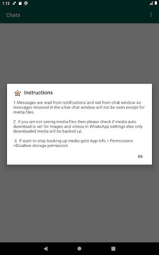 Delete For Everyone Message Recovery for Whatsapp - Image screenshot of android app