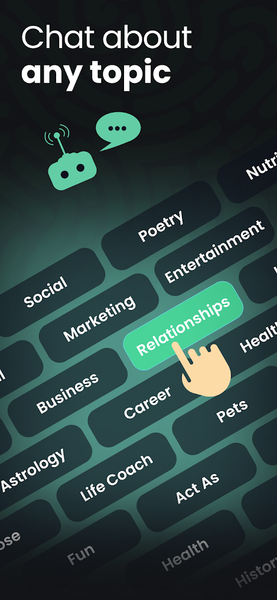 Ask AI - Chat with AI Chatbot - عکس برنامه موبایلی اندروید