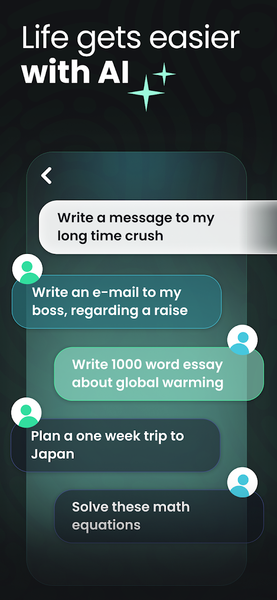 Ask AI - Chat with AI Chatbot - عکس برنامه موبایلی اندروید