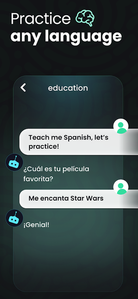 Ask AI - Chat with AI Chatbot - عکس برنامه موبایلی اندروید