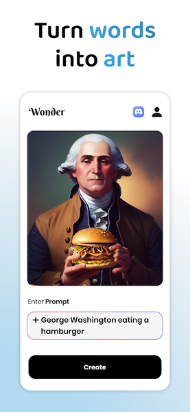 Wonder - AI Art Generator - Image screenshot of android app
