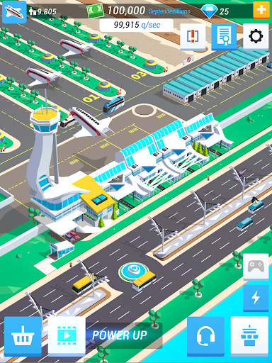 Idle Airport Tycoon - Planes - Gameplay image of android game