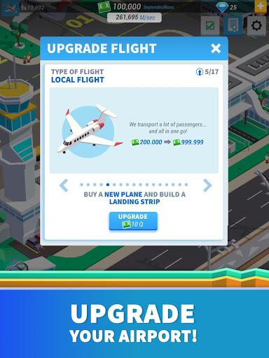 Idle Airport Tycoon - Planes - Gameplay image of android game
