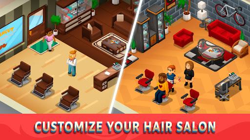 Idle Barber Shop Tycoon - Game - Gameplay image of android game