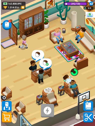 Idle Barber Shop Tycoon - Game - Gameplay image of android game
