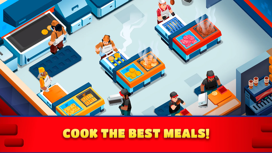 Idle Burger Empire Tycoon—Game - عکس بازی موبایلی اندروید